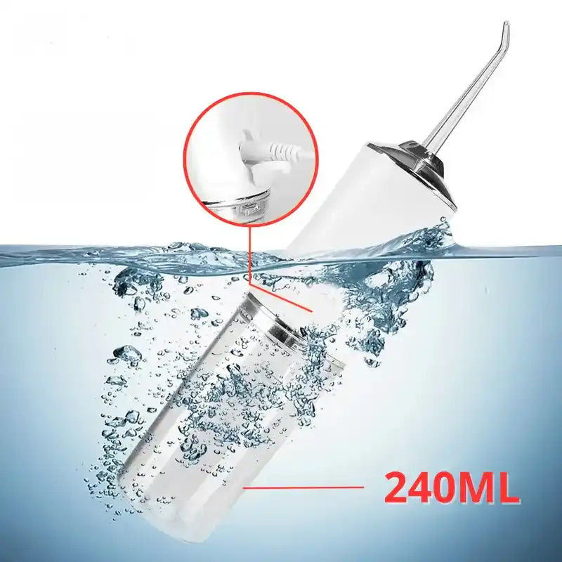 Irrigador Oral Portátil 3 em 1 - HydroSmile Pro
