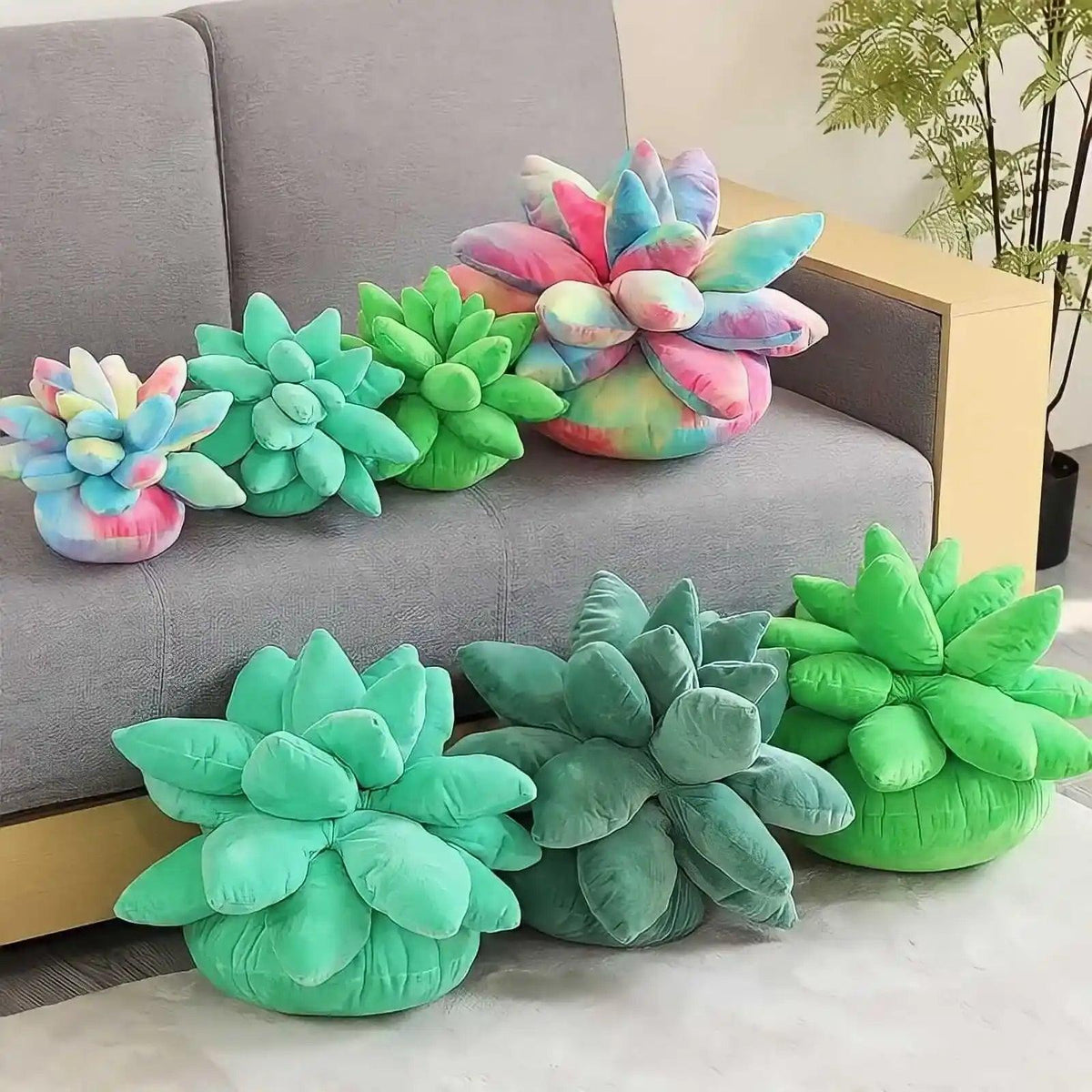 Almofada Suculenta Decorativa