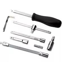 Kit Ferramentas Chave Catraca Jogo de Soquetes Allen Torx - 45 Peças