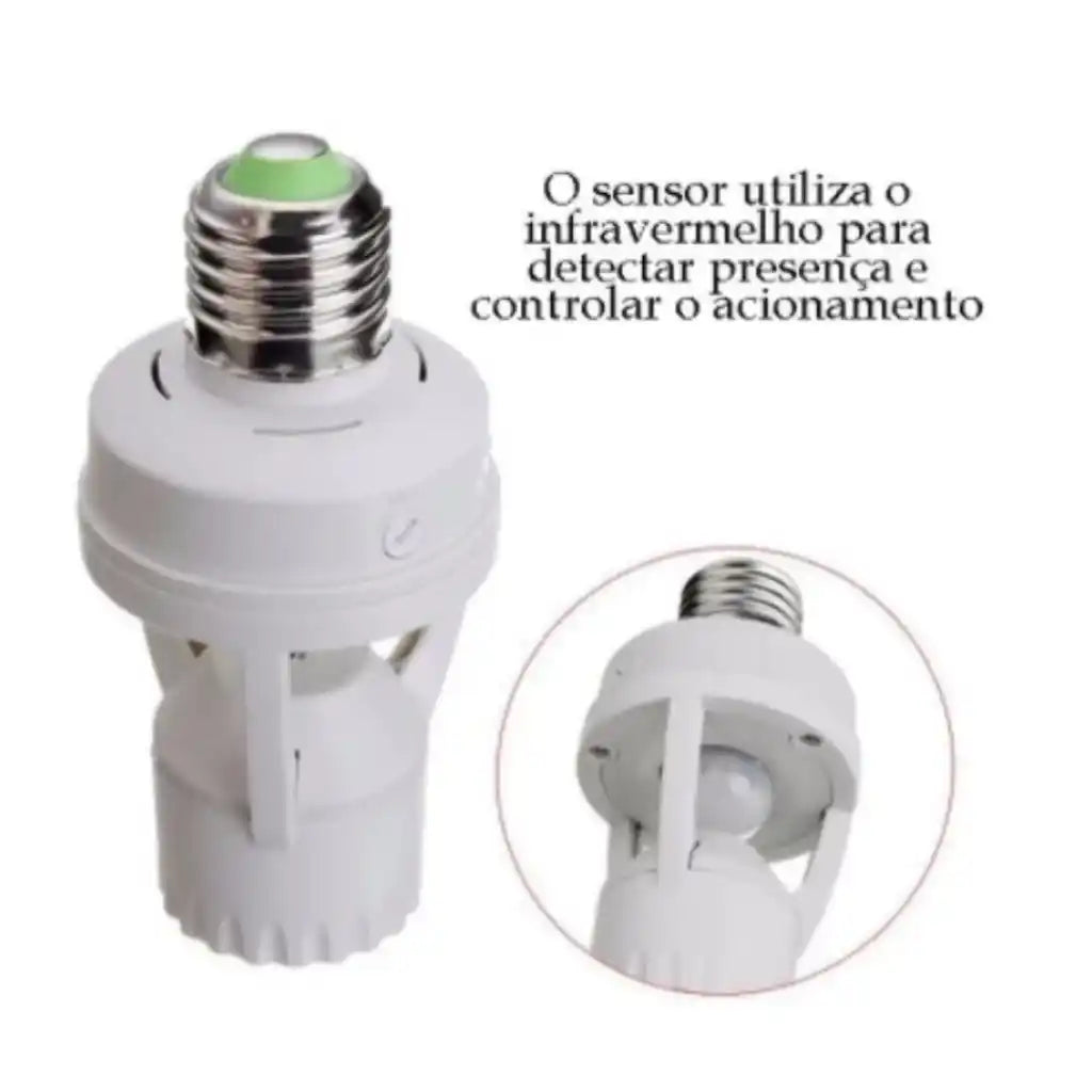 Sensor Inteligente Automático – Iluminação com Economia de até 80%