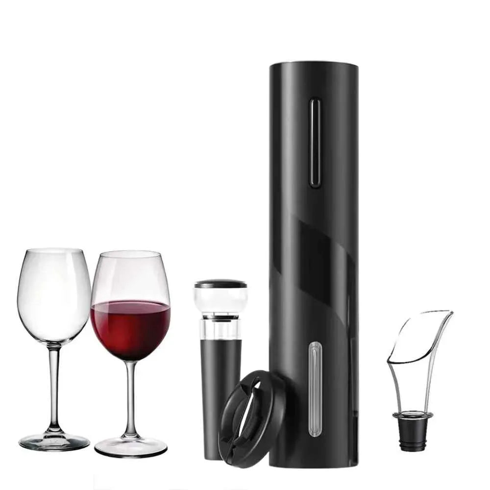 Abridor de Vinho Elétrico Premium 4 em 1