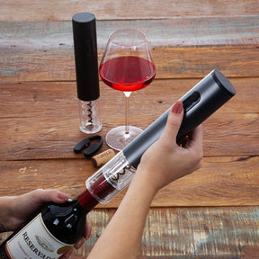 Abridor de Vinho Elétrico Premium 4 em 1