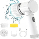 Escova Elétrica de Limpeza  Sem FIo - Magic Brush 5 em 1