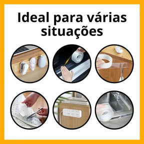 Fita Dupla Face - Adesivos Transparentes Resistentes