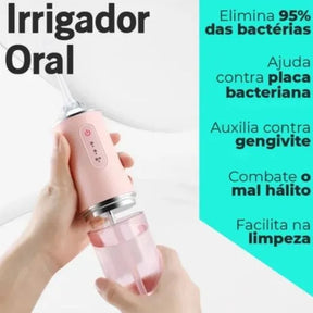 Irrigador Oral Portátil 3 em 1 - HydroSmile Pro