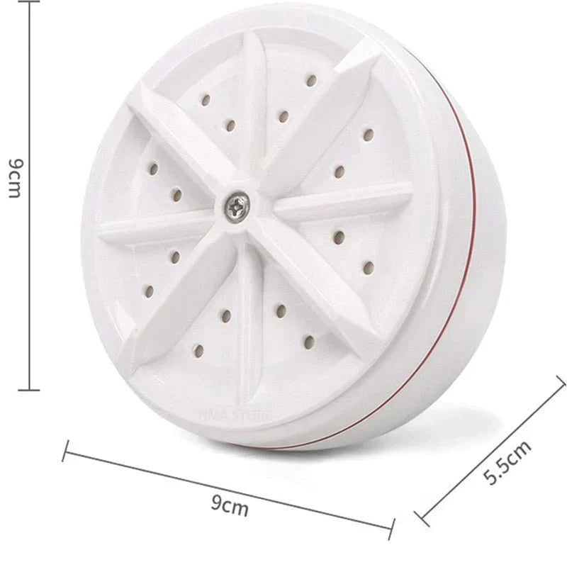 Mini Máquina Lava Roupas p/ Balde Portátil USB - TurbineWash