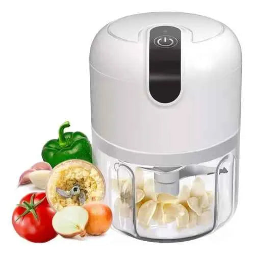 Mini Processador De Alimentos Elétrico Recarregável USB - 250ml
