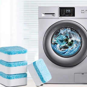 Pastilhas de Limpeza Profunda para Máquina de Lavar (Kit com 6 ou 10 pastilhas)