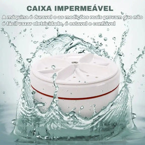 Mini Máquina Lava Roupas p/ Balde Portátil USB - TurbineWash