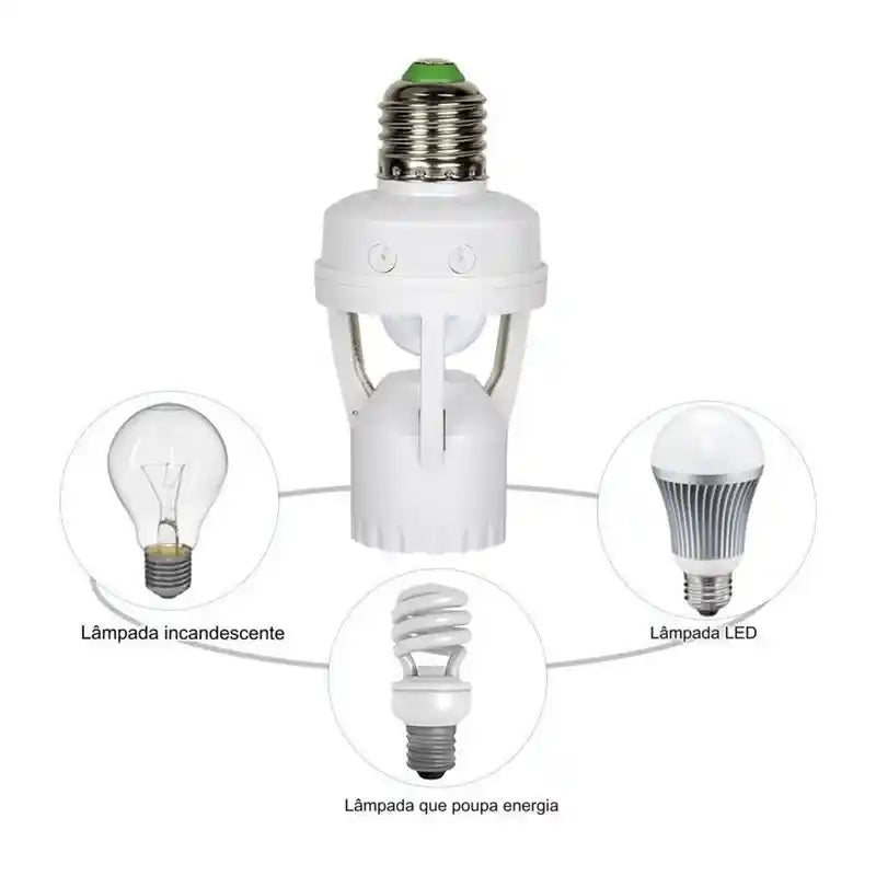 Sensor Inteligente Automático – Iluminação com Economia de até 80%